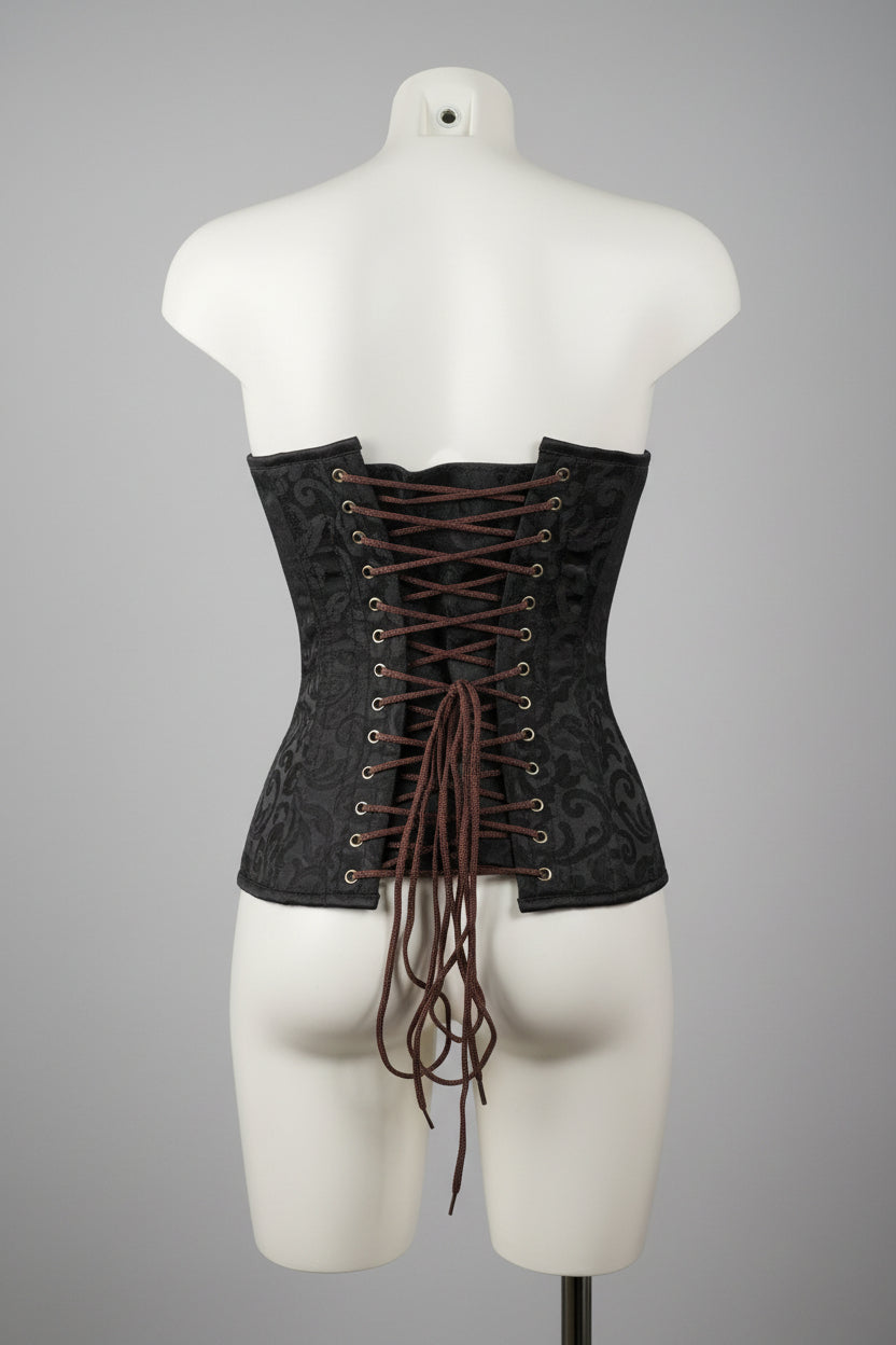 Corset Elégant c-lock O/B black brocarde