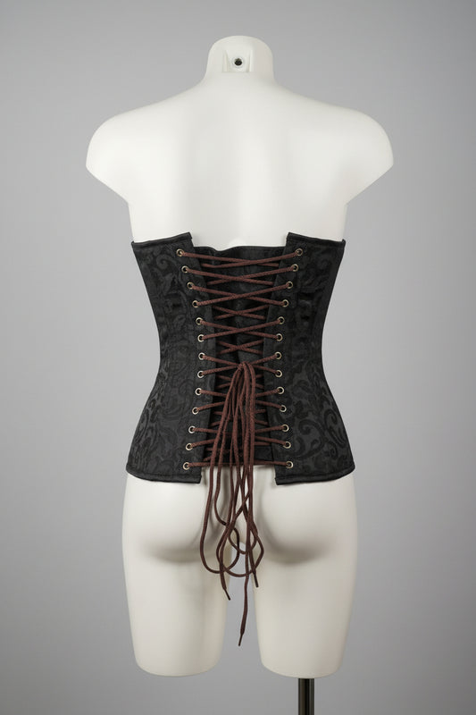 Corset Elégant c-lock O/B black brocarde