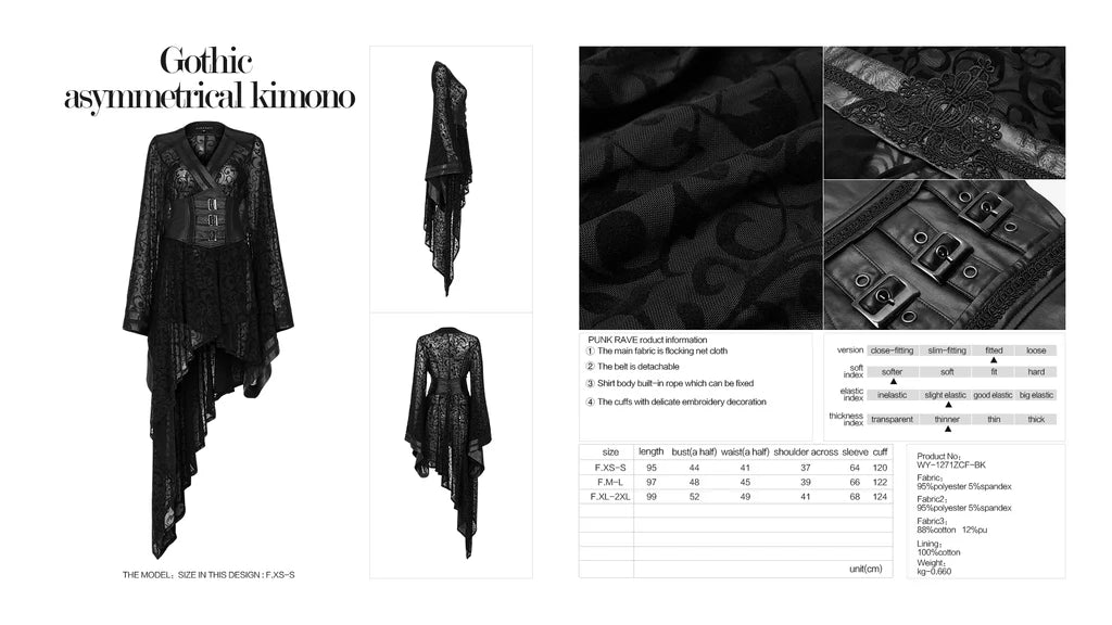 KIMONO ASYMETRIQUE