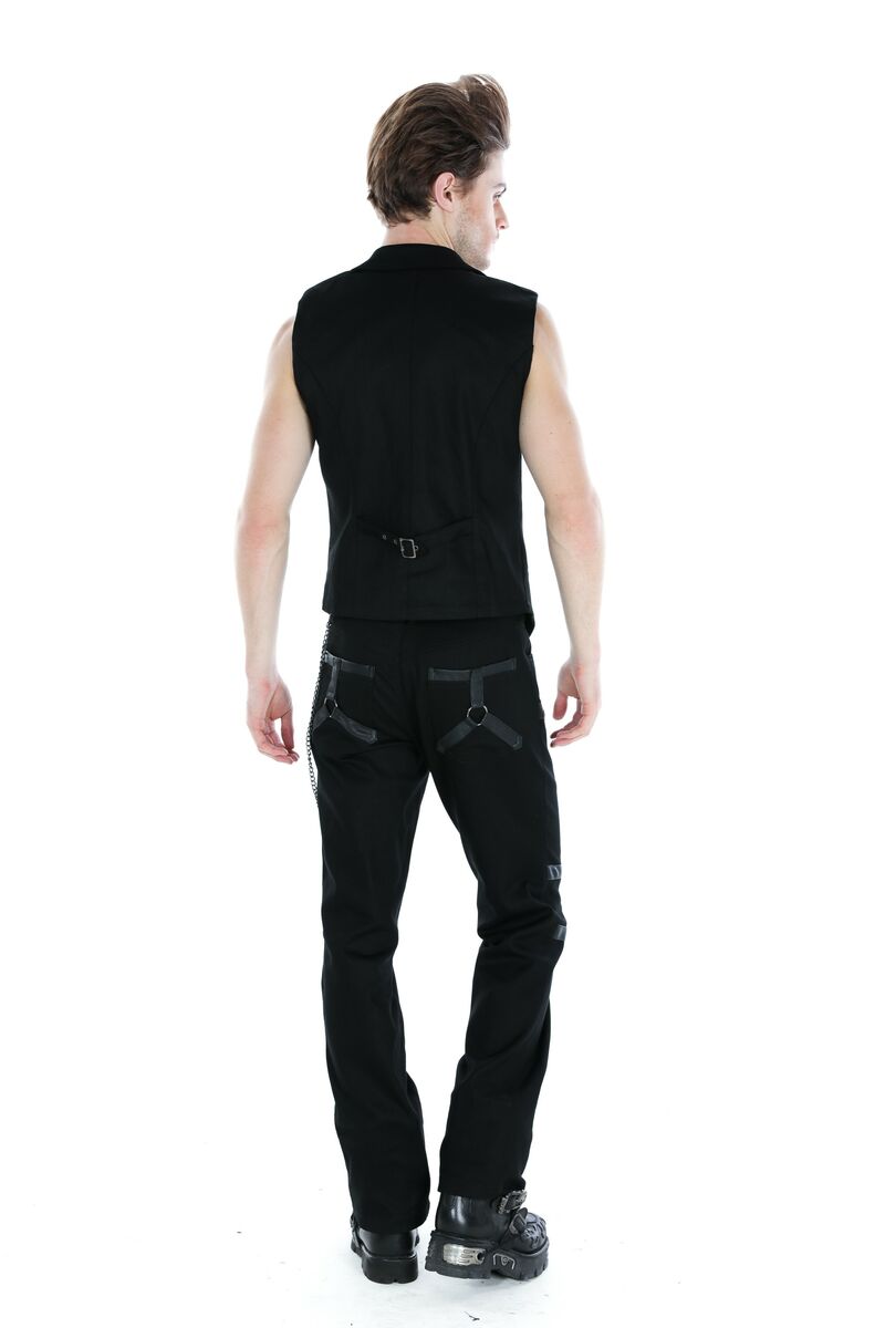 GILET GOTHIQUE PUNK 3X3