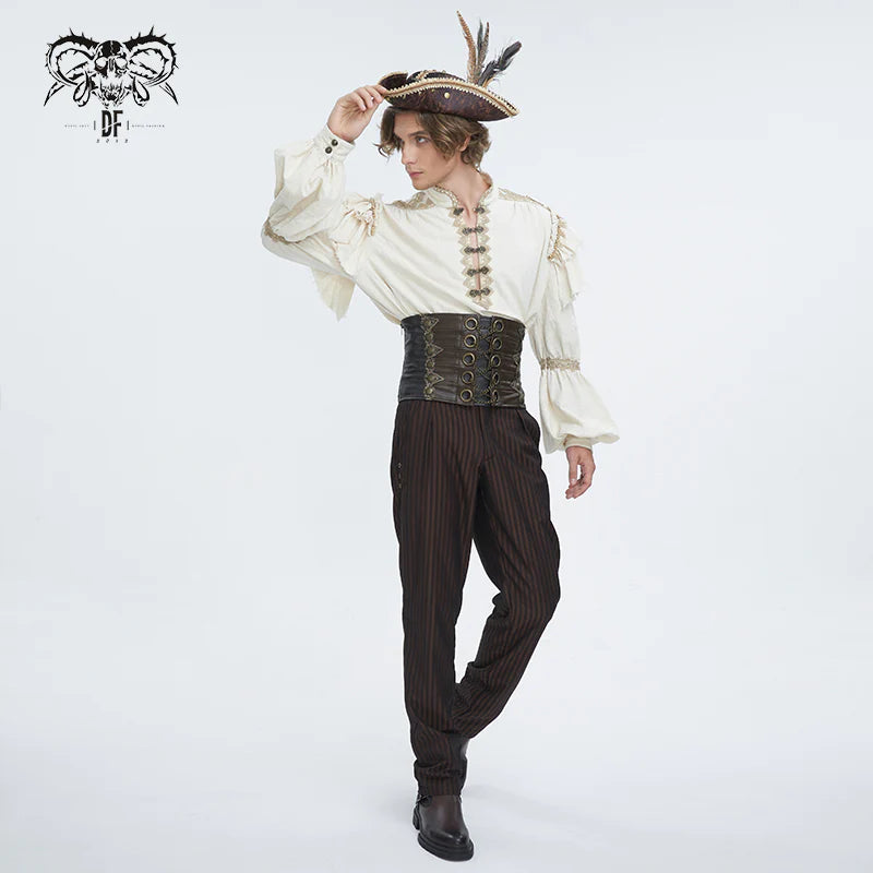 Chapeau tricorne MARRON