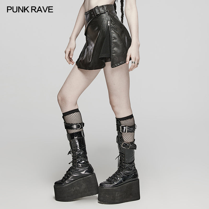 Jupe courte punk rock