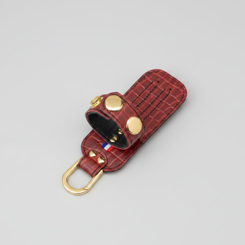 PORTE MARTINET EN CUIR POUR CEINTURE