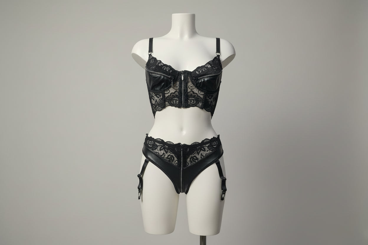 STRING ZIP STRASS