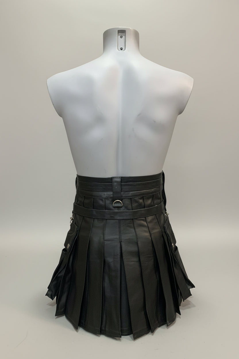 Kilt cuir 45cm