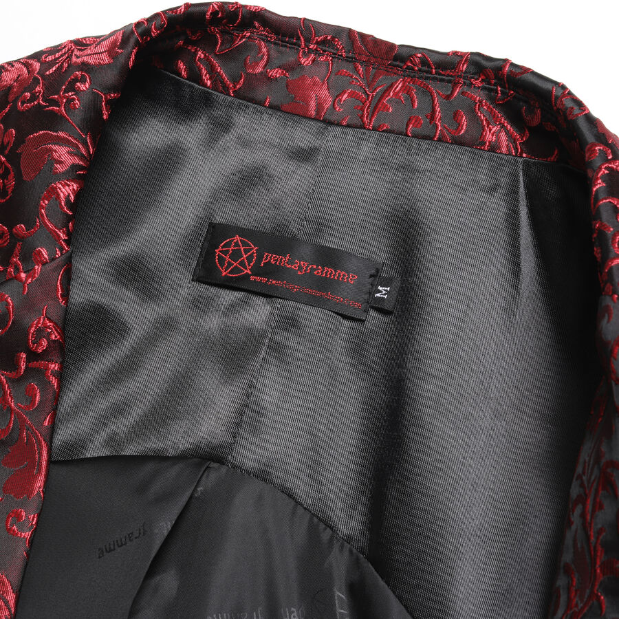 Gilet Homme Brocard rouge