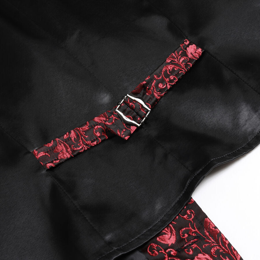 Gilet Homme Brocard rouge