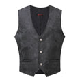 Gilet victorien steampunk NOIR