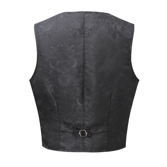 Gilet victorien steampunk NOIR