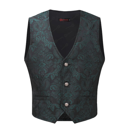Gilet victorien steampunk VERT