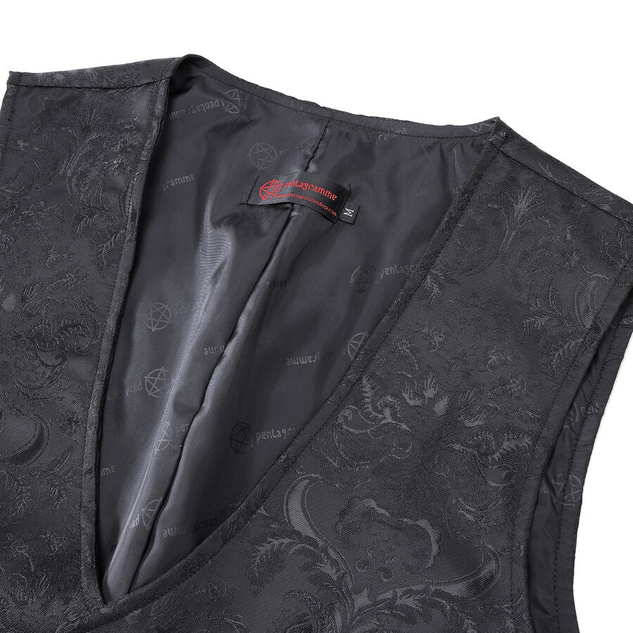Gilet victorien steampunk NOIR