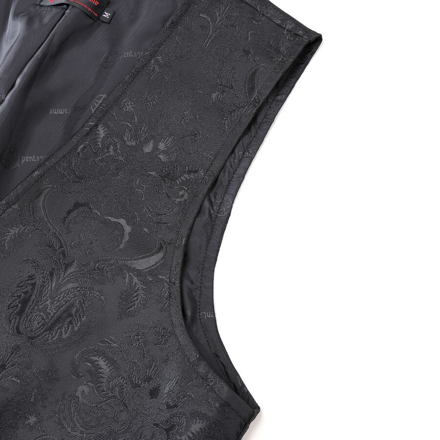 Gilet victorien steampunk NOIR