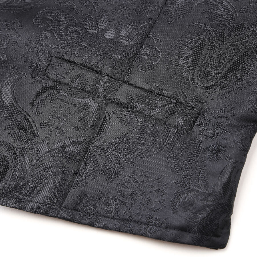 Gilet victorien steampunk NOIR
