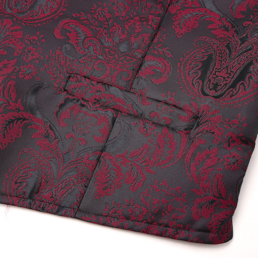 Gilet victorien steampunk ROUGE