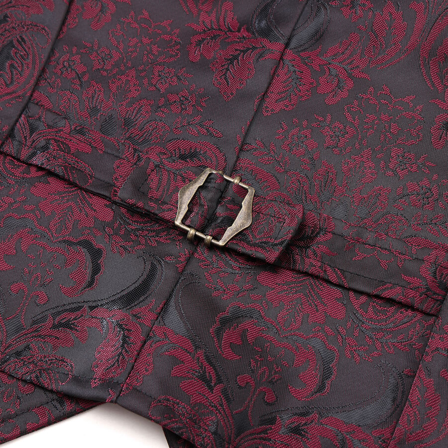 Gilet victorien steampunk ROUGE