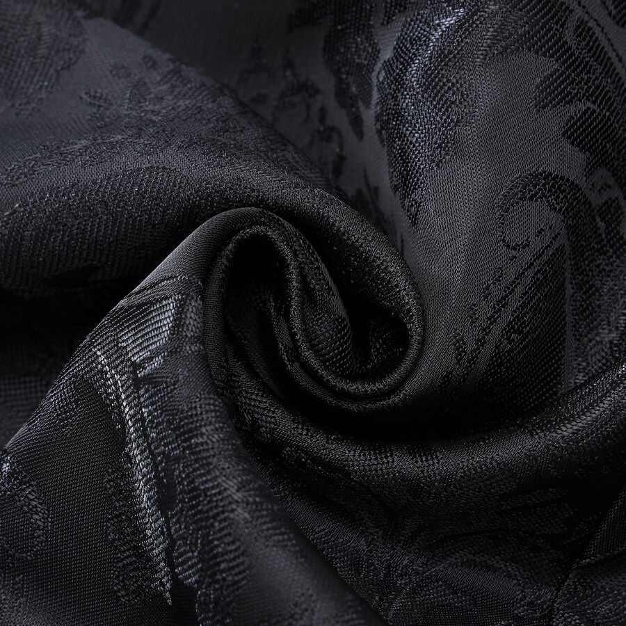 Veste queue-de-pie gothique brocart noir