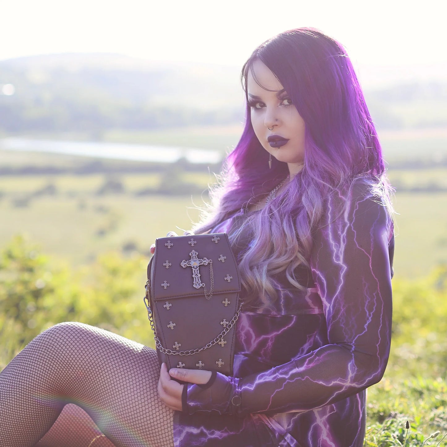 Gothic "cercueil" bag (Copy)