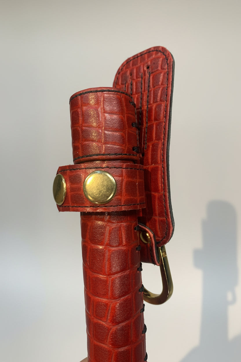 PORTE MARTINET EN CUIR POUR CEINTURE