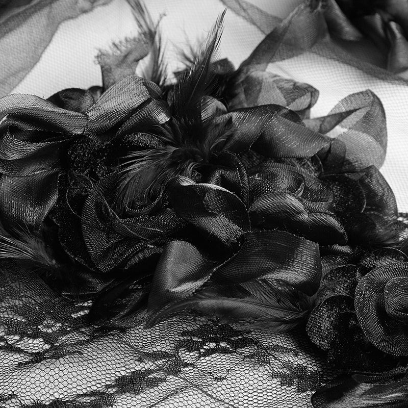 VOILE Gothic FLOWERS