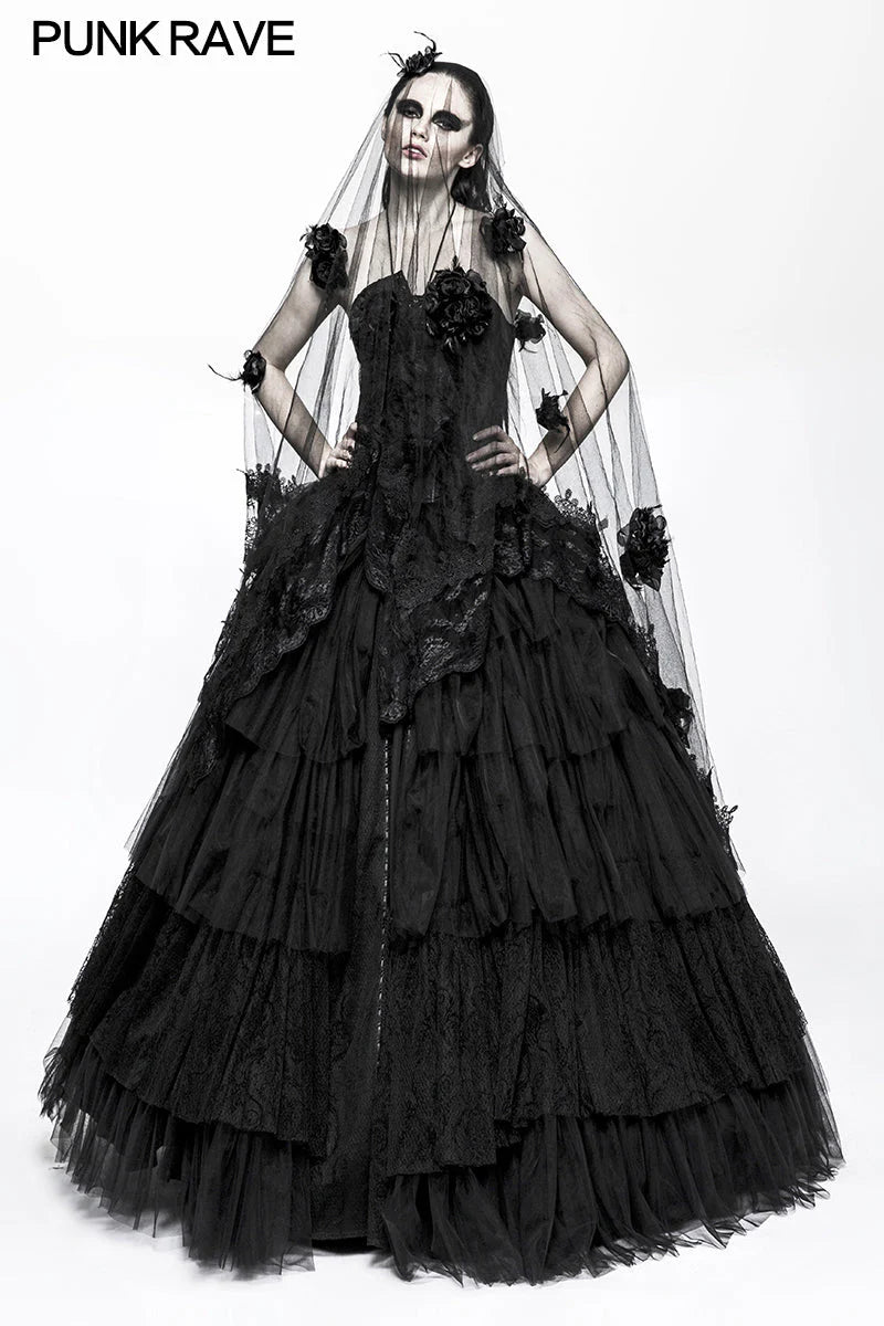 VOILE Gothic FLOWERS