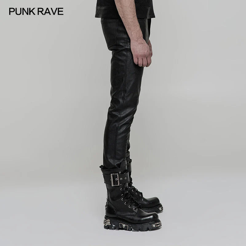 PANTALON FAUX CUIR