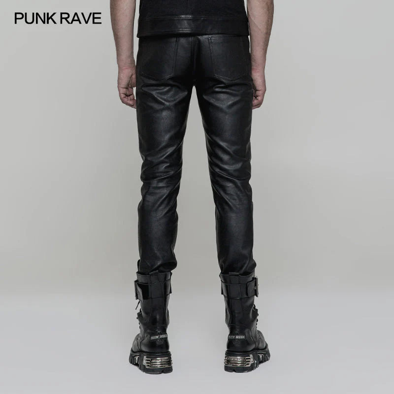 PANTALON FAUX CUIR