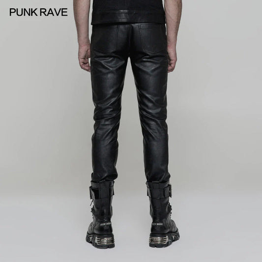 PANTALON FAUX CUIR