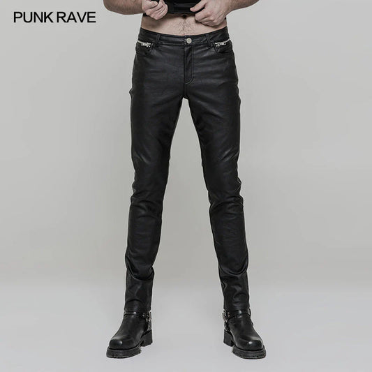 PANTALON FAUX CUIR