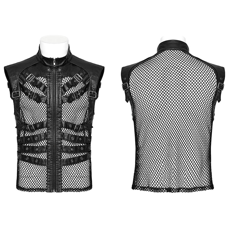 Gilet en maille gothique avant-gardiste