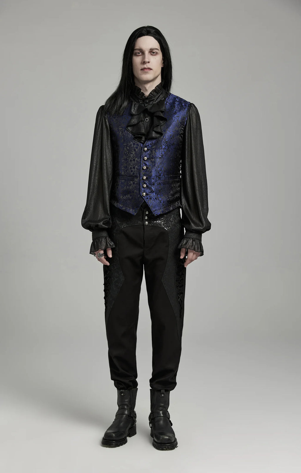 Gilet gothique ELEGANT BLEU