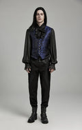 Gilet gothique ELEGANT BLEU