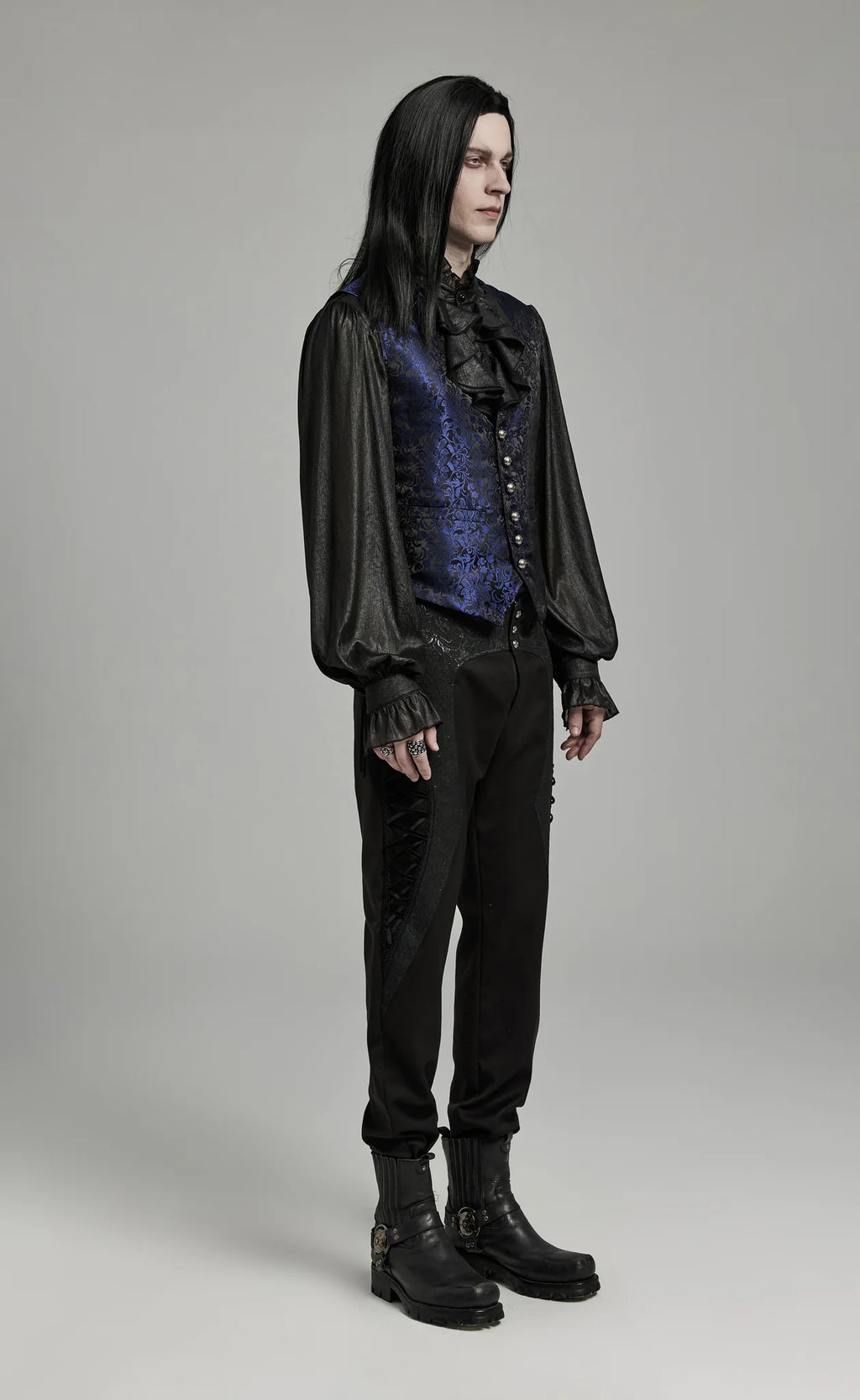 Gilet gothique ELEGANT BLEU