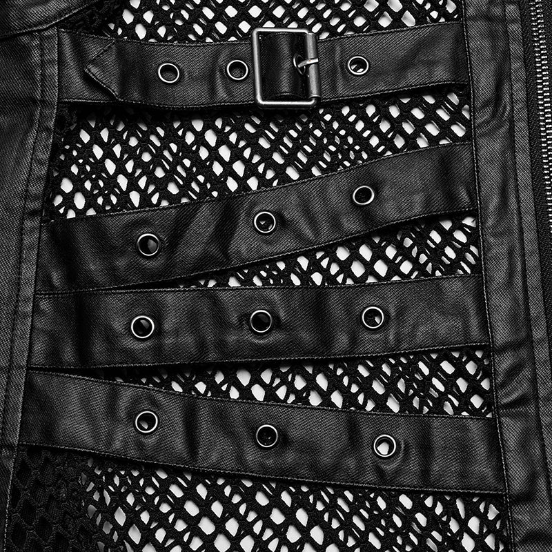 Gilet en maille gothique avant-gardiste