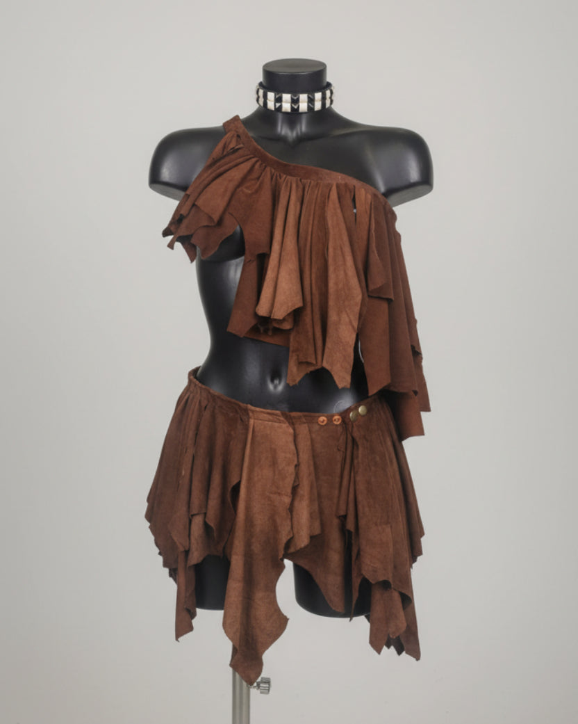 ENSEMBLE Cuir PIERRE A FEU