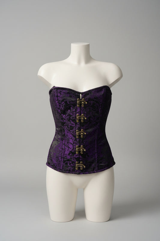 Corset Elegant c-lock O/B PURPLE
