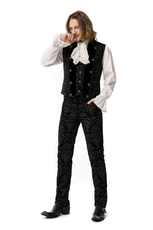 Pantalon Gothique Aristocrate GRIS