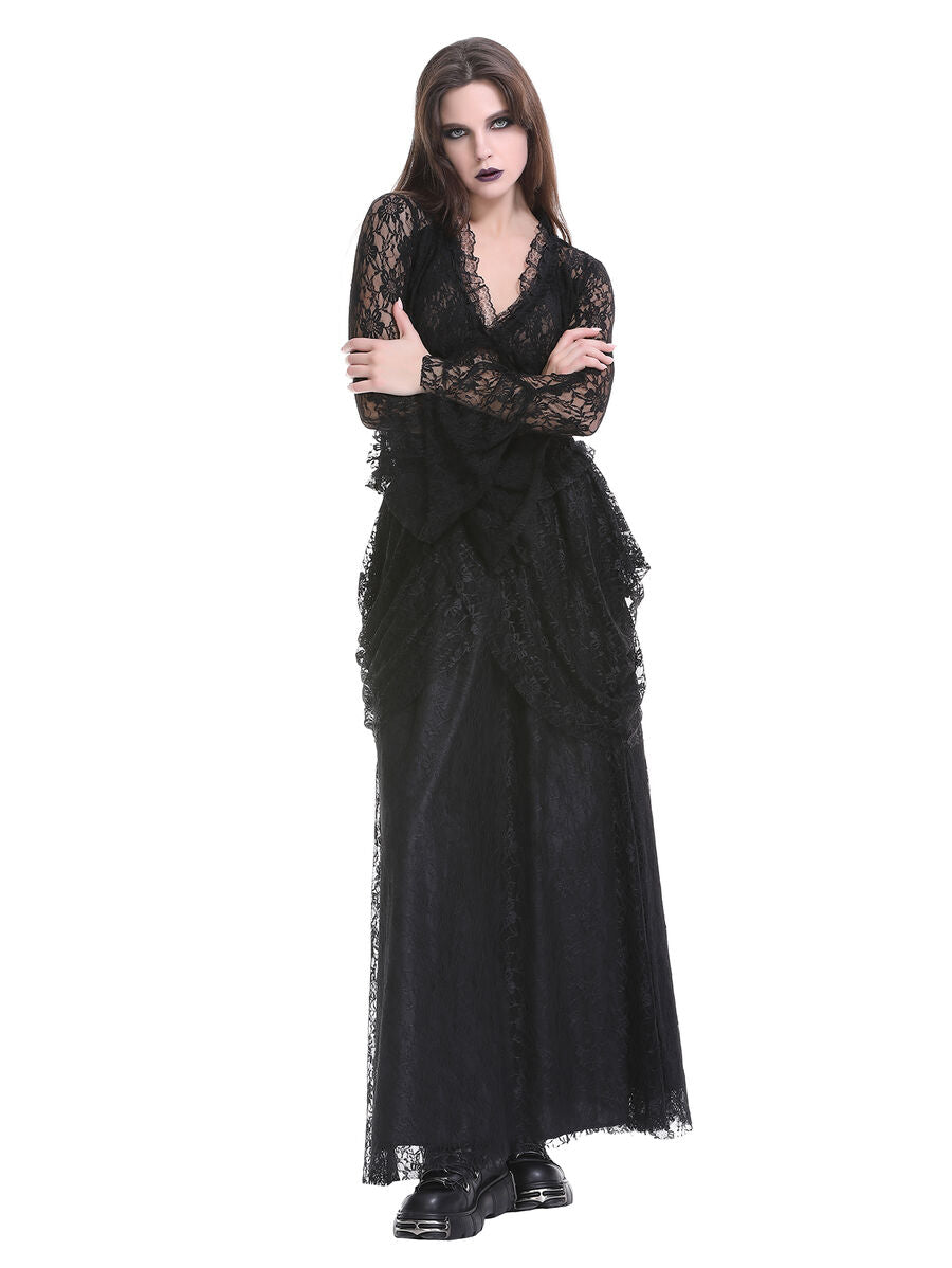 CHEMISE GOTHIQUE DENTELLE