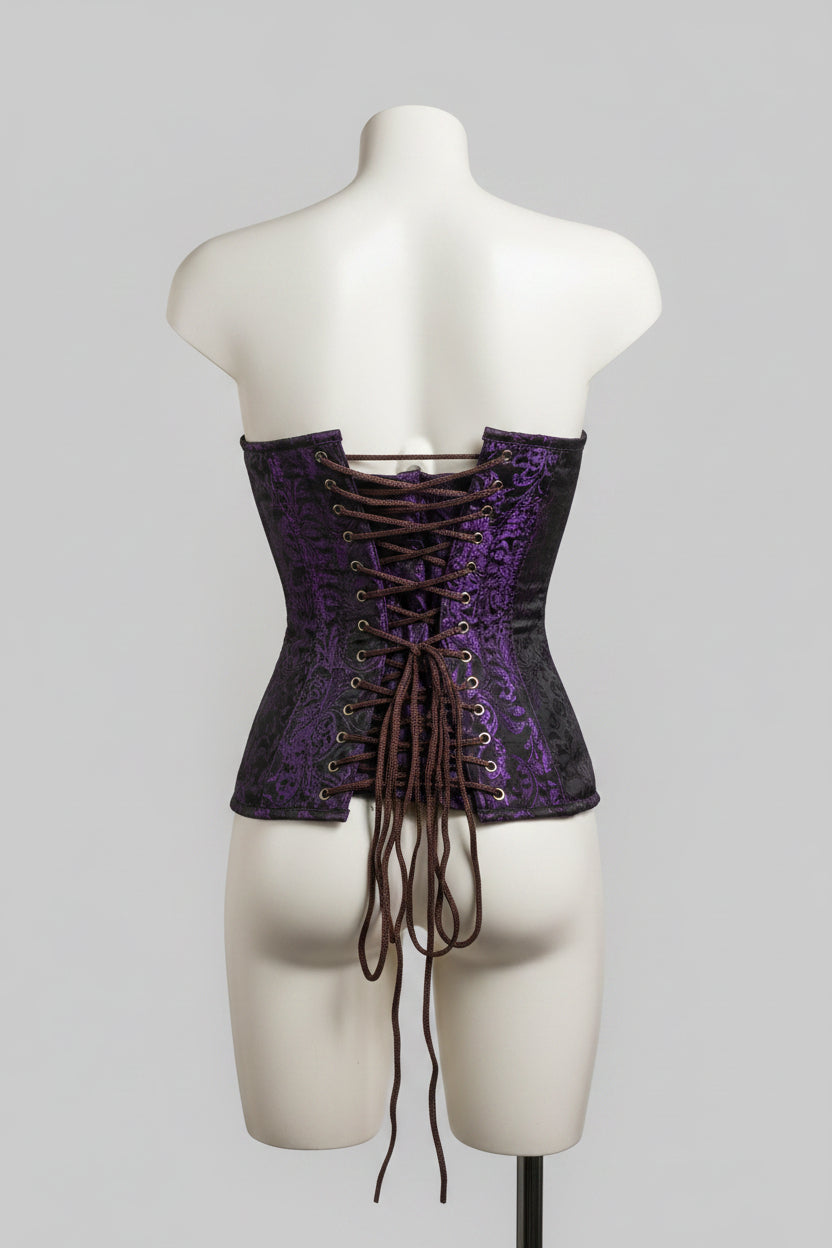 Corset Elegant c-lock O/B PURPLE