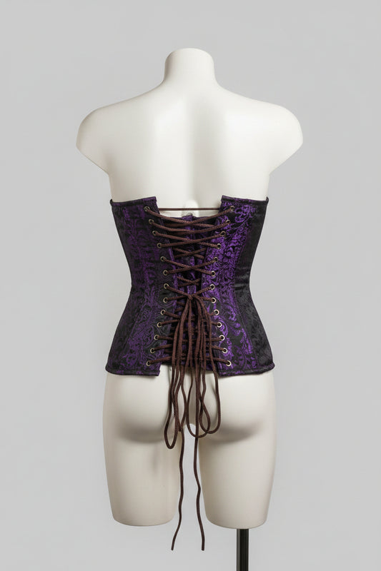 Corset Elegant c-lock O/B PURPLE