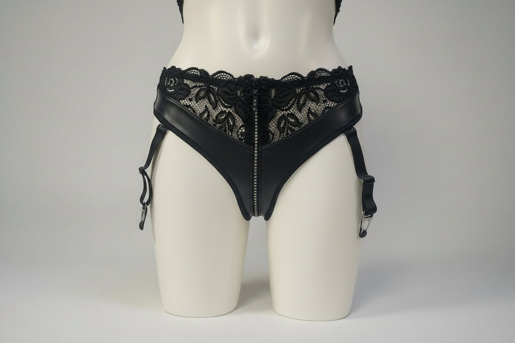 STRING ZIP STRASS