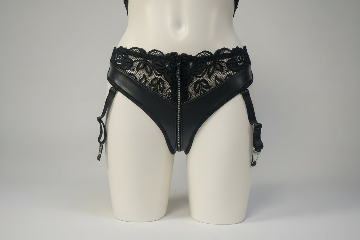STRING ZIP STRASS