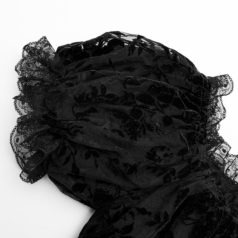 TOP GOTHIQUE EN DENTELLE