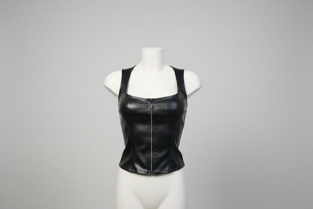 Top corsage zip strasse dos tulle