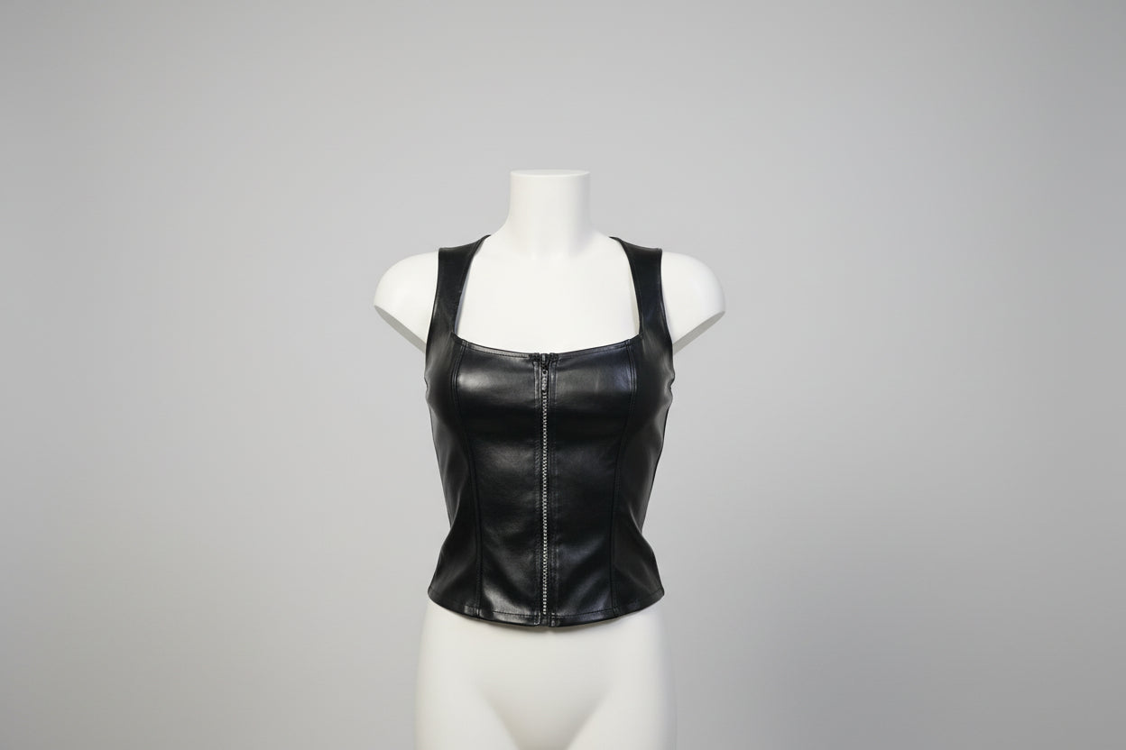 Top corsage zip strasse dos tulle
