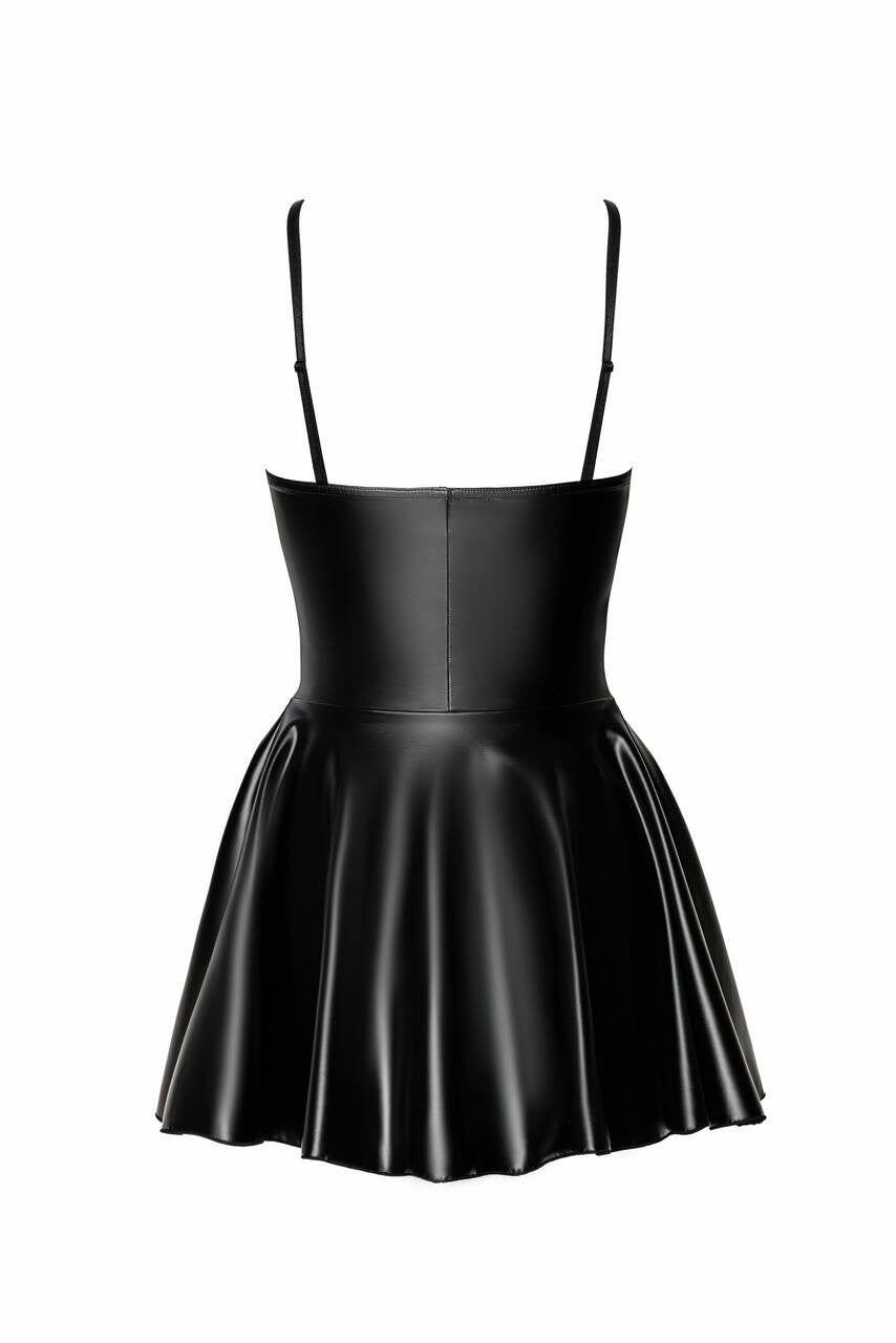 MINI ROBE BUSTIER SIMILICUIR