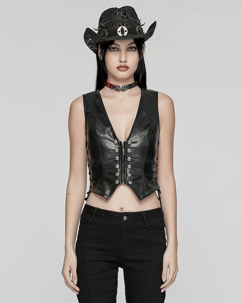 Gilets punk à rivets