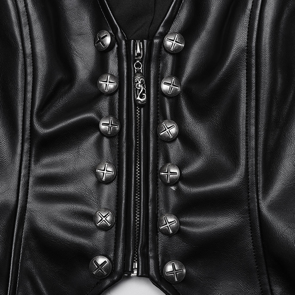 Gilets punk à rivets