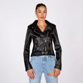 Veste cuir New Rock NRLWJ006-S1