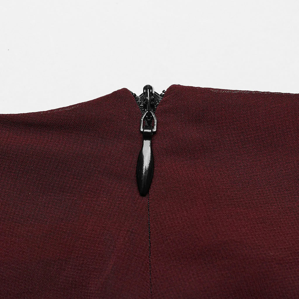 Jupe transparente gothique