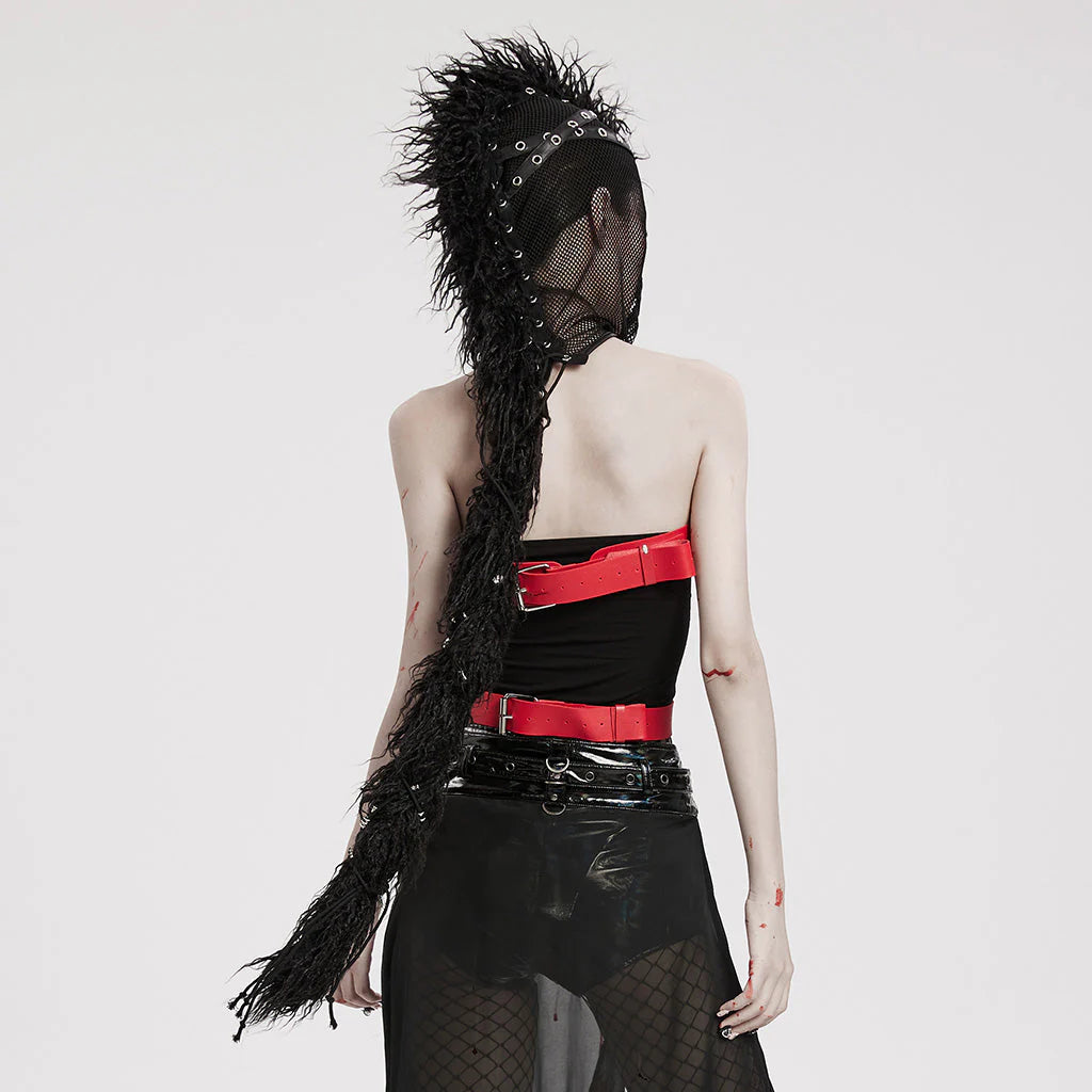 CAGOULE PUNK AVEC LONG TRESSE TOMAHAK